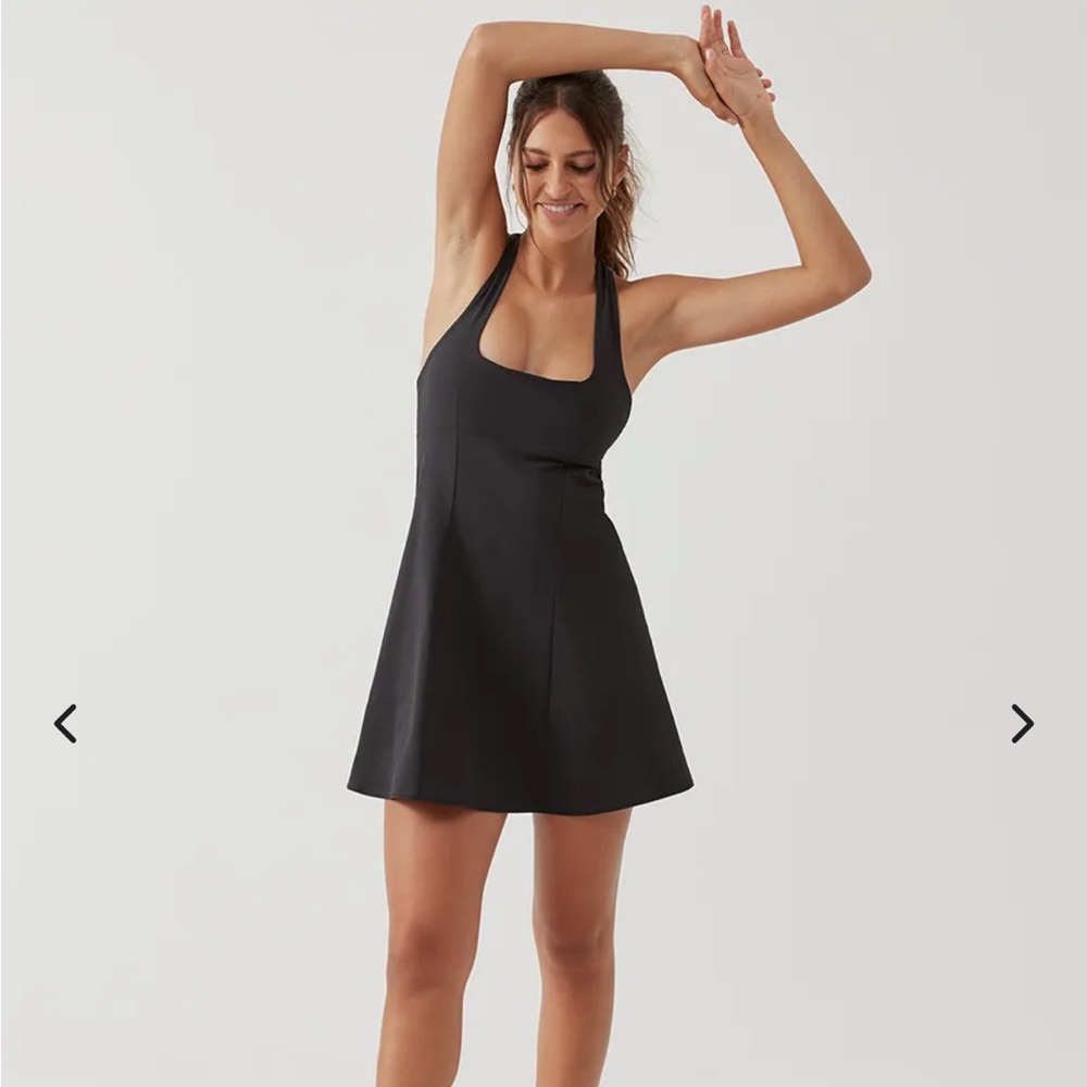Outdoor Voices Crossback Dress black